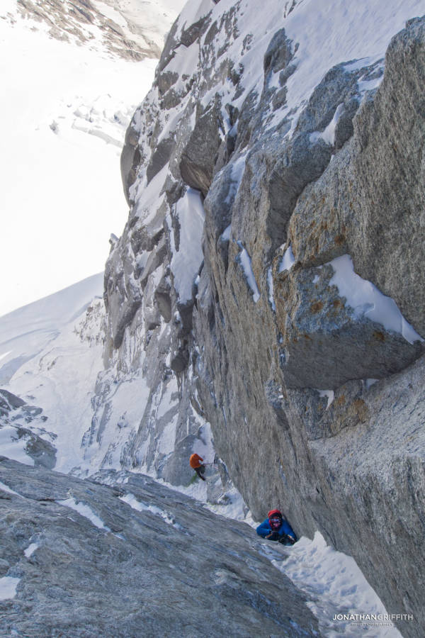 More great climbing on the second pitch