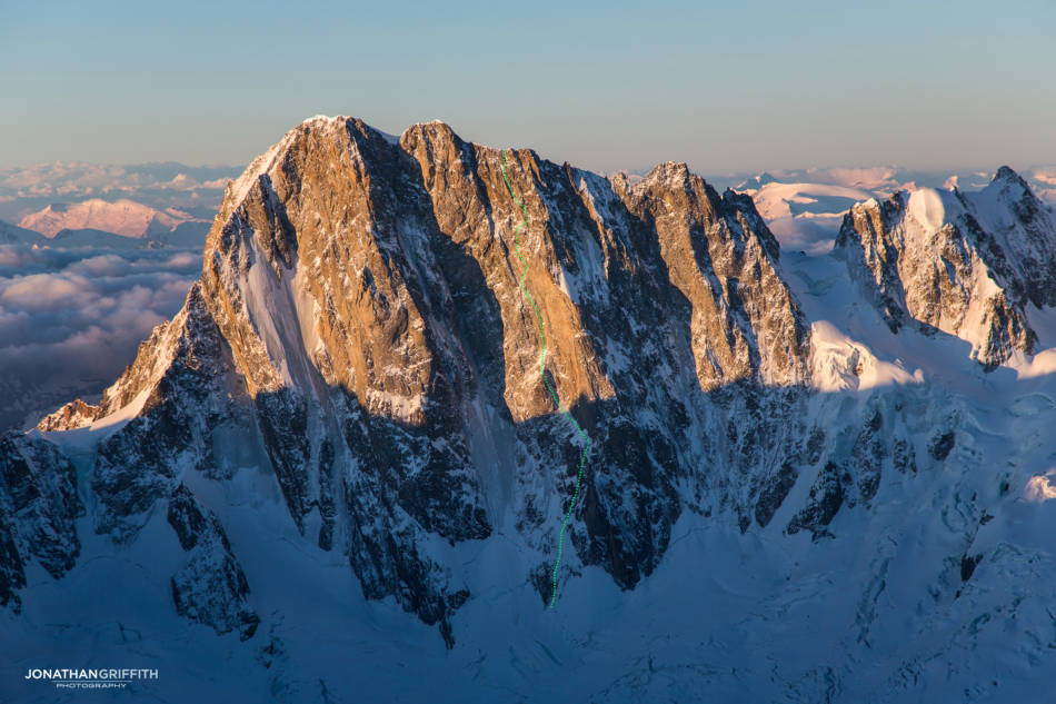 The North Face of the Grandes Jorasses