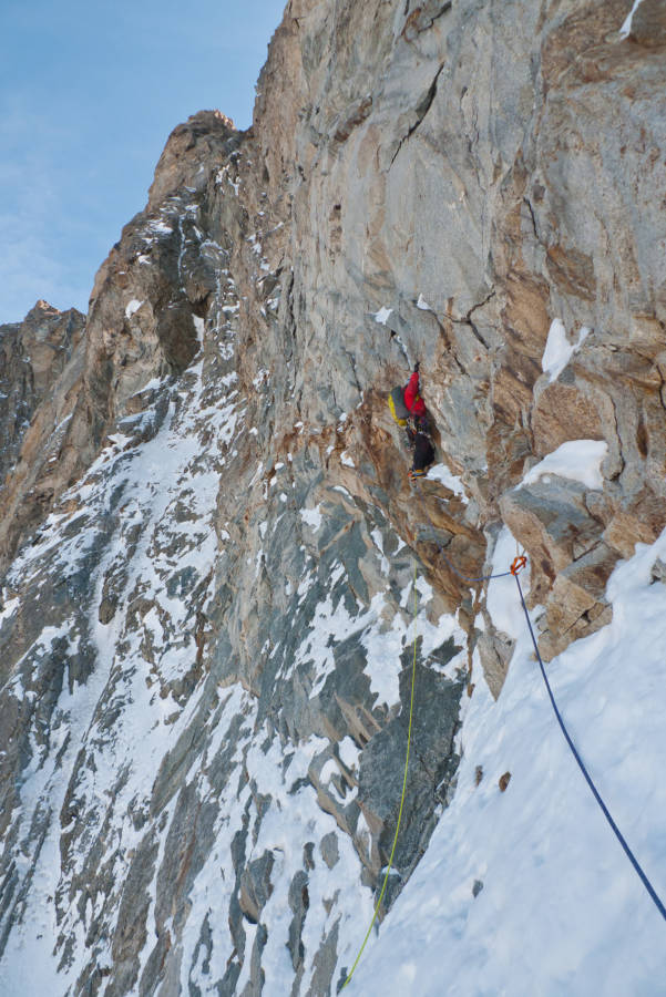 Heading up the rock section, © Will Sim
