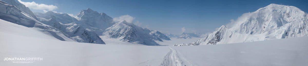 The view back from our first camp site