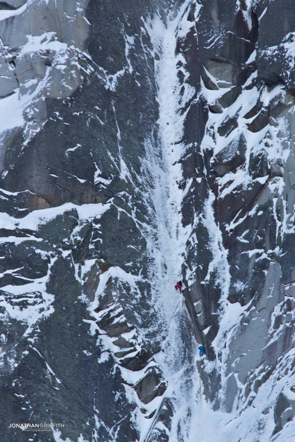 Seb Ratel pulling out of the lower crux corner