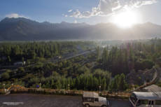 Sunset over Skardu