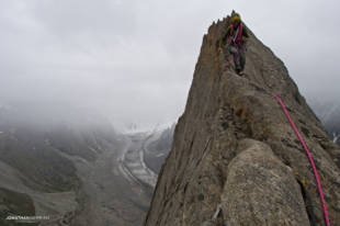 The summit ridge