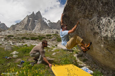 ... and bouldering.