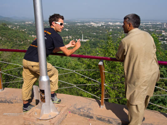 Will and Sijah taking in the sights of Islamabad