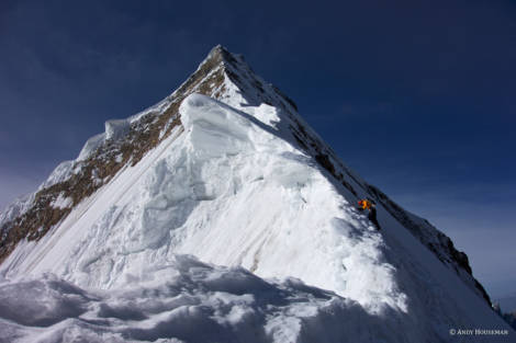 Myself soloing high up on Drifika N Ridge