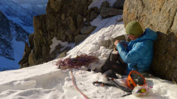Brew stop in the evening sun- doesnt get much better than that! © Ally Swinton