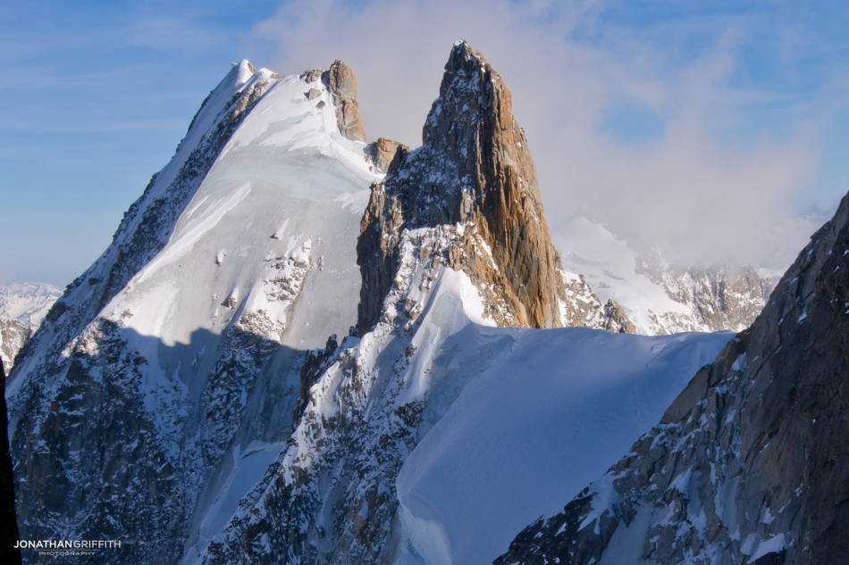 Evening light on the North side of the Courtes