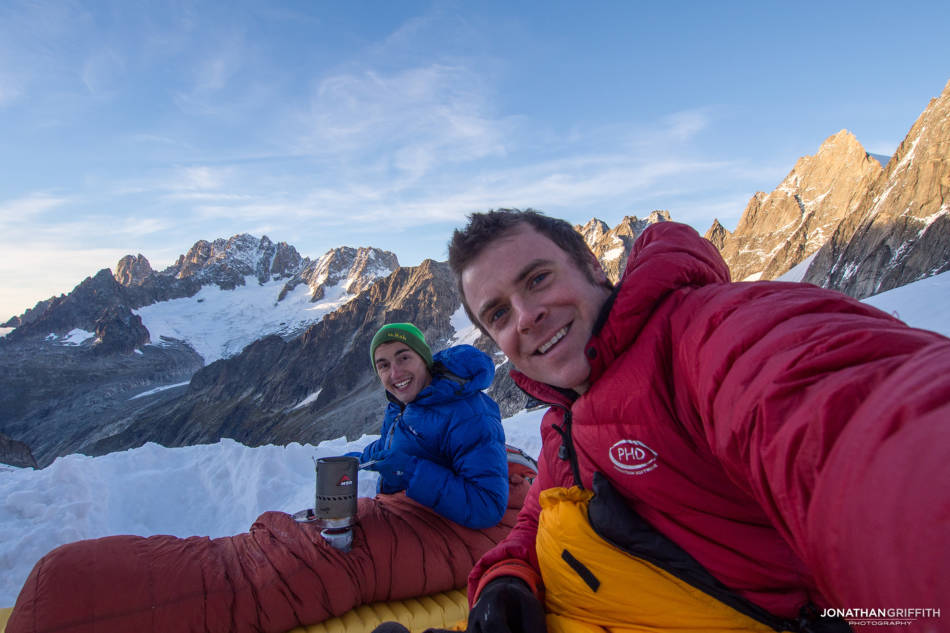 Bivy at the base