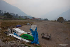 One of the unlucky flights at Lukla Airport