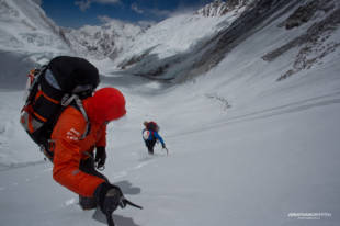 Ueli and Simone on the Lhotse Face