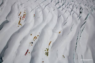 Camp 1 from the air