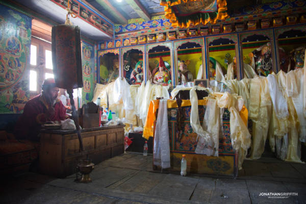 Puja ceremony for good luck