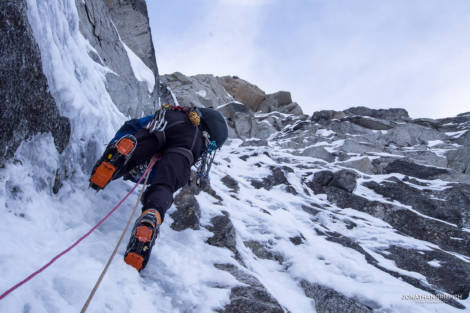 Past the crux...