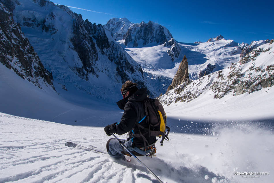 Nic and his very first earned turns