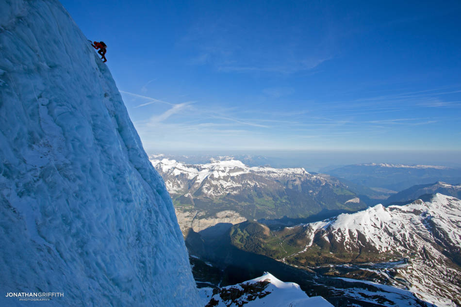 One of my favourites- Ueli Steck soloing the serac ice on the Nollen route