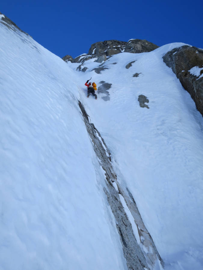Heading up the Legarde Direct, © Magnus Kastengren