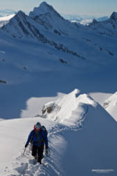 Final summit ridge of the Monch