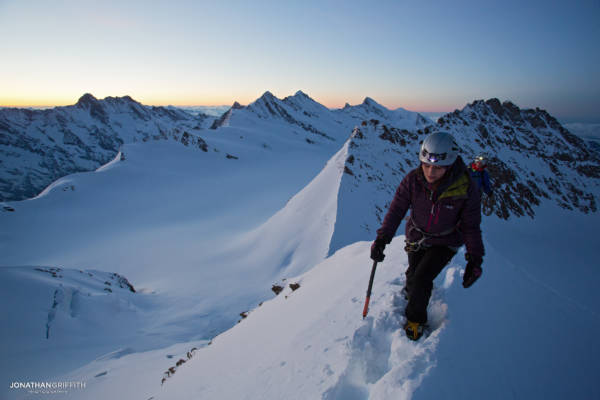On the Monch at day break