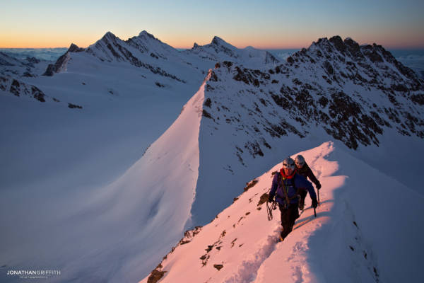 Sunrise on the Monch