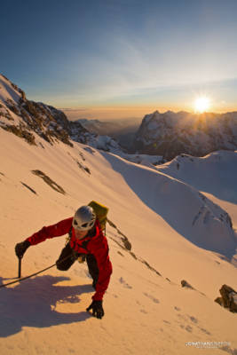 Sunrise on the Monch