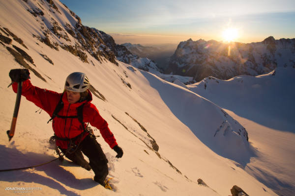 Sunrise on the Monch