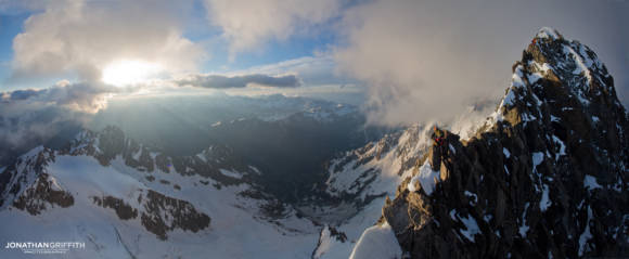 Jeff and Ally on the summit of the Tour Noire