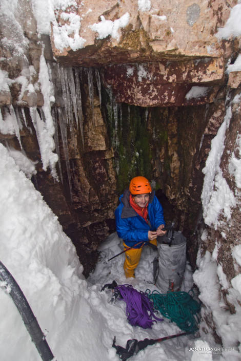 Cave Gremlin on West Central Gully