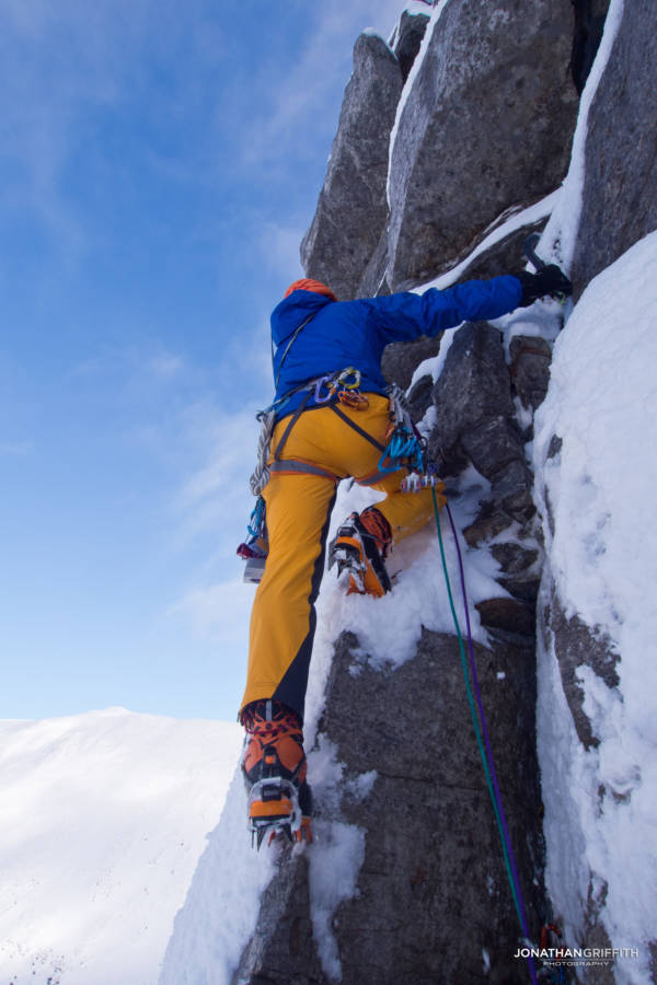 Somewhere up on Central Buttress