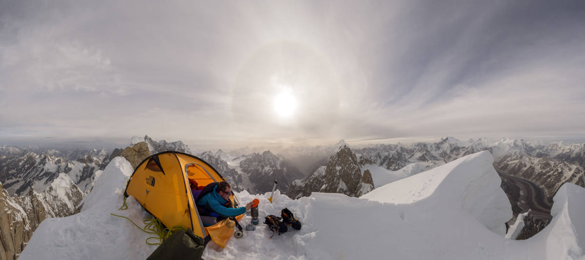 Bivouac by the West Summit