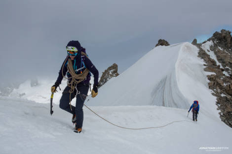 Arriving at the summit