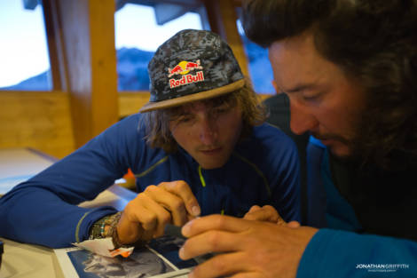 Aaron goes over his line for the next day