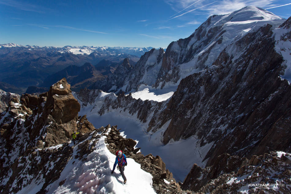 Mont Blanc in the background