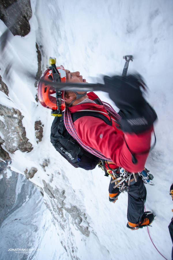 Will arrives at the start of the first gully
