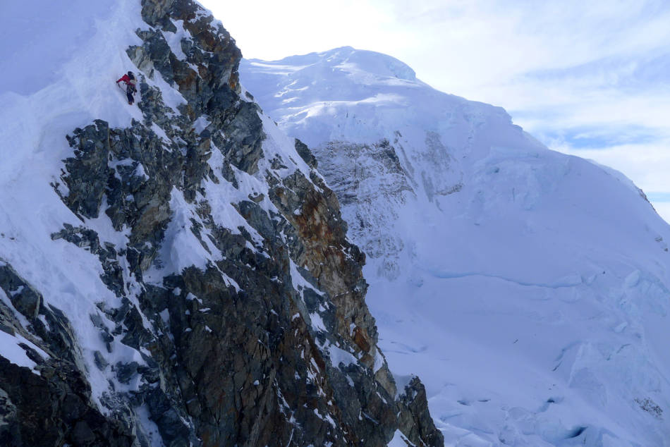 The mile long down climb horror show