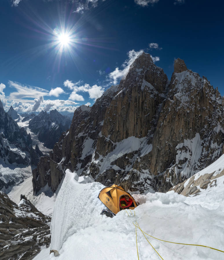 A bivy to remember! K7 on the right