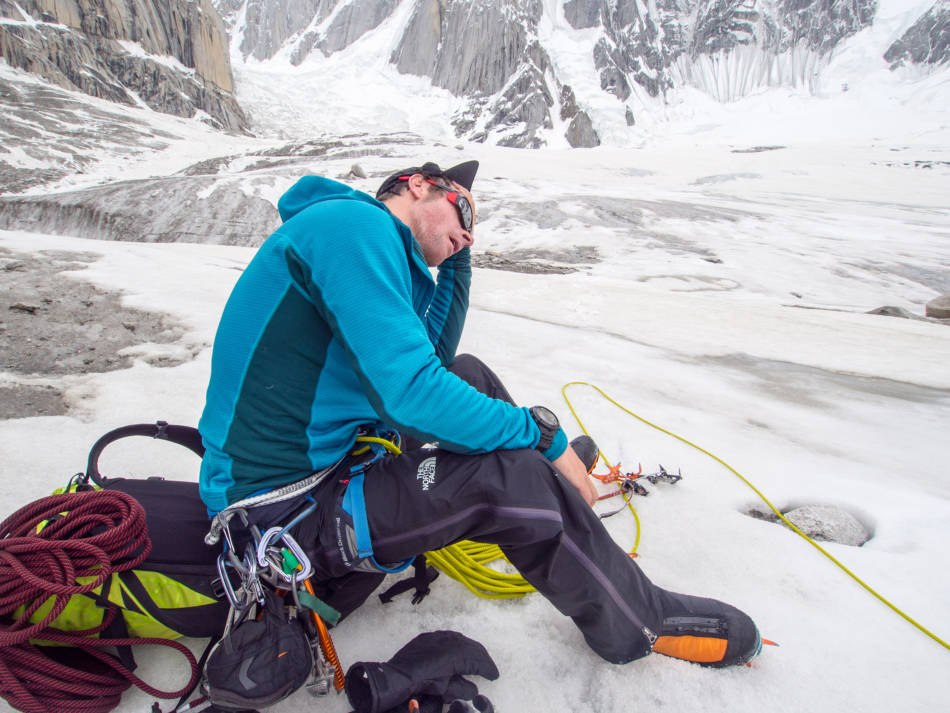 The safety of the dry glacier