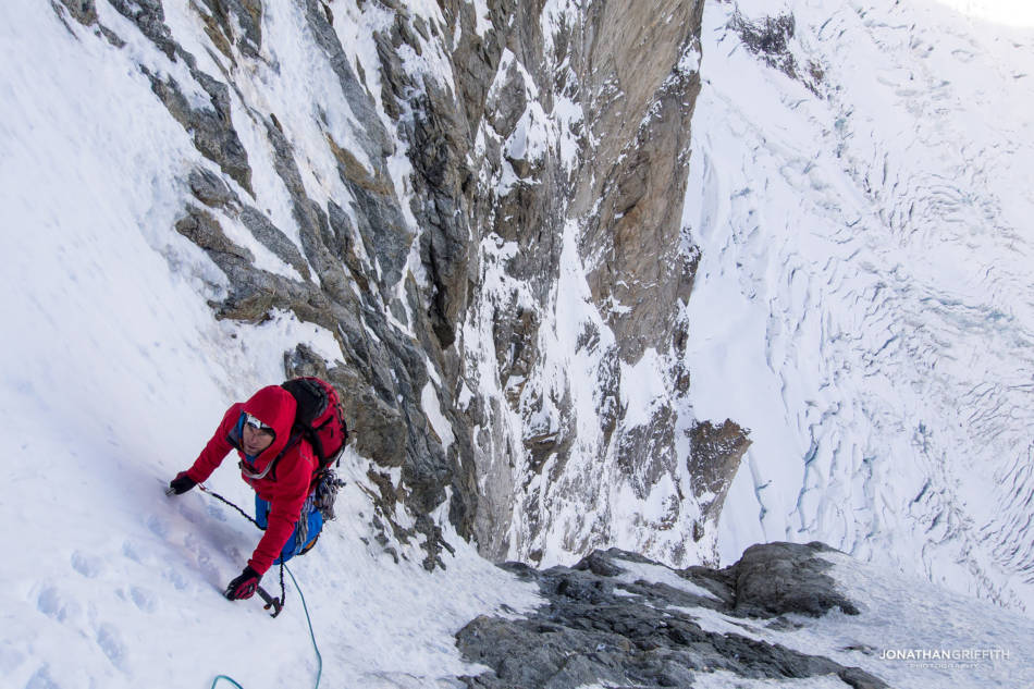 Exiting the Japanese Couloir