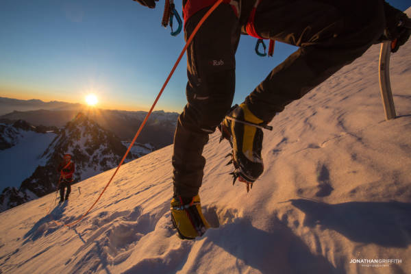 Sunrise on the Chardonnet